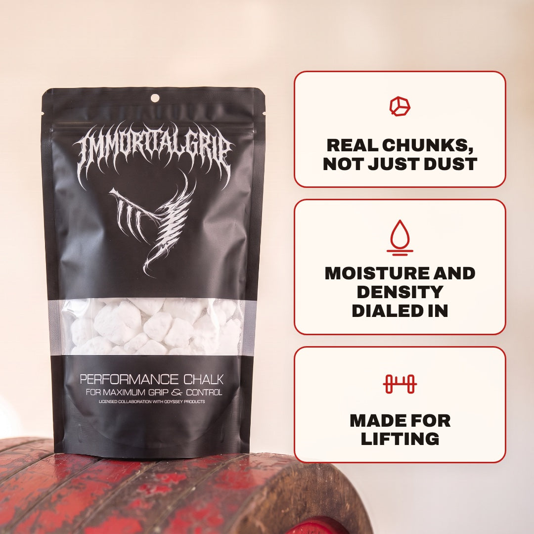 Real chunks, not just dust. Moisture and density dialed in. Made for lifting.