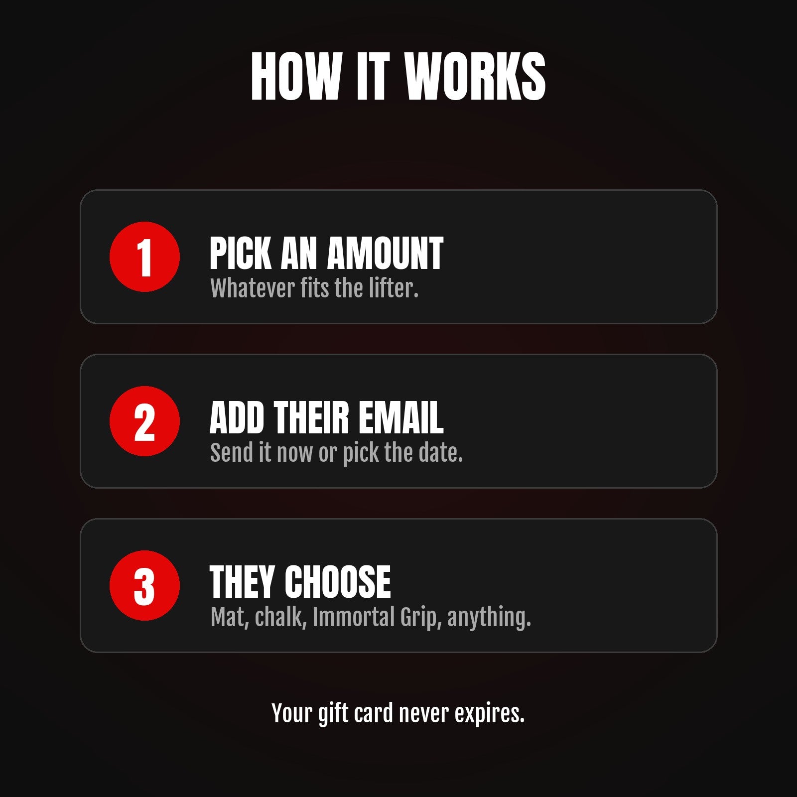 How the Odyssey gift card works